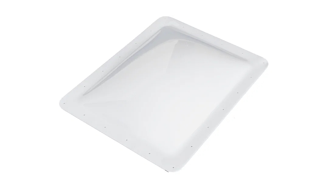 01853 – ICON Skylight, 4 Inch High Bubble Type Dome Rectangular For 24 Inch Length x 18 Inch Width Opening 28 Inch Le...